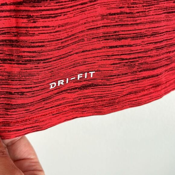 Nike Dry Fit Men’s Ohio State University short sleeve red black t-shirt XL EUC! - Picture 3 of 6